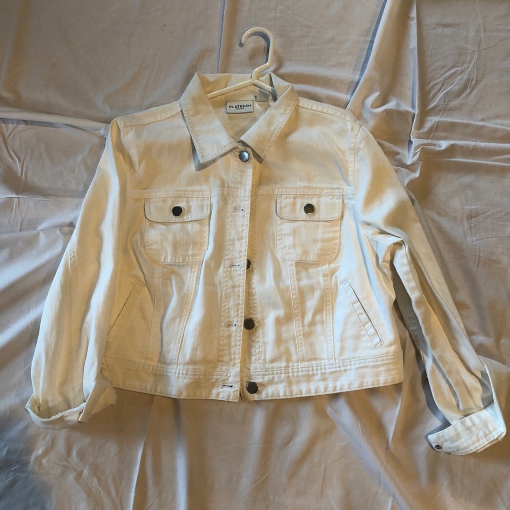 White Denim Jacket